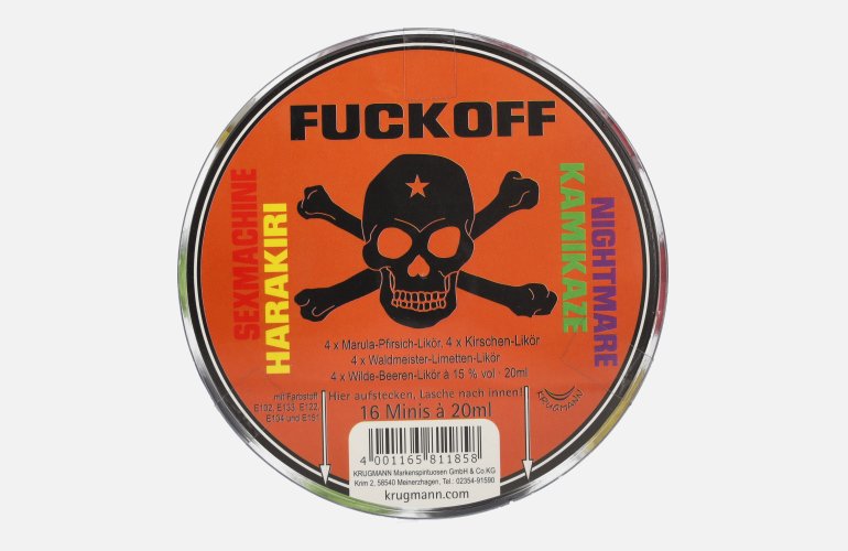 FUCKOFF Likör Mix 15% Vol. 16x0,02l PET