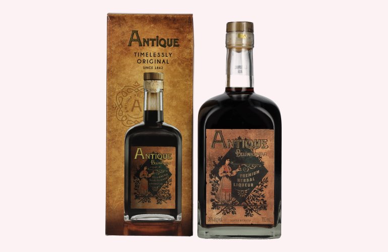 Badel Antique Pelinkovac Premium Herbal Liqueur 35% Vol. 0,7l in geschenkverpakking