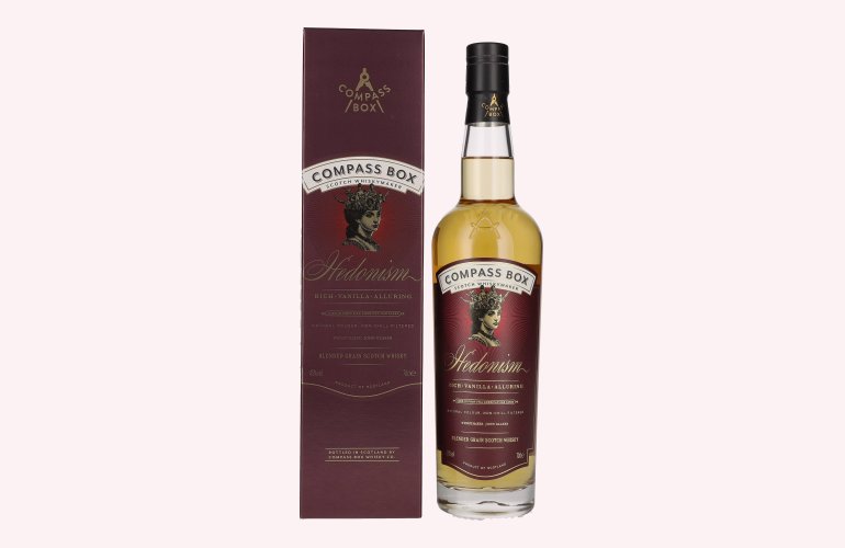 Compass Box HEDONISM Blended Grain 43% Vol. 0,7l in Geschenkbox