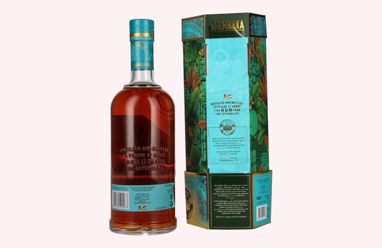 Takamaka EXTRA NOIR Rum 43% Vol. 0,7l in geschenkverpakking