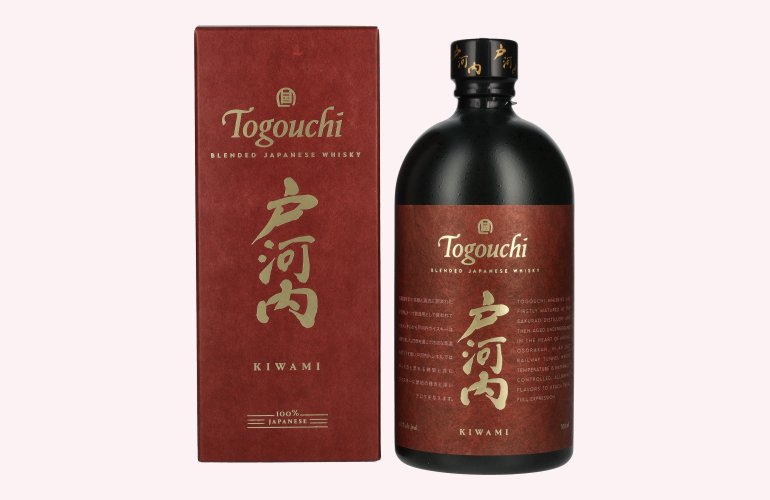 Togouchi KIWAMI Distiller's Reserve Japanese Blended Whisky 40% Vol. 0,7l in geschenkverpakking
