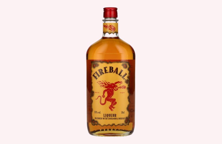 Fireball RED HOT Liqueur with Cinnamon & Whisky 33% Vol. 0,7l