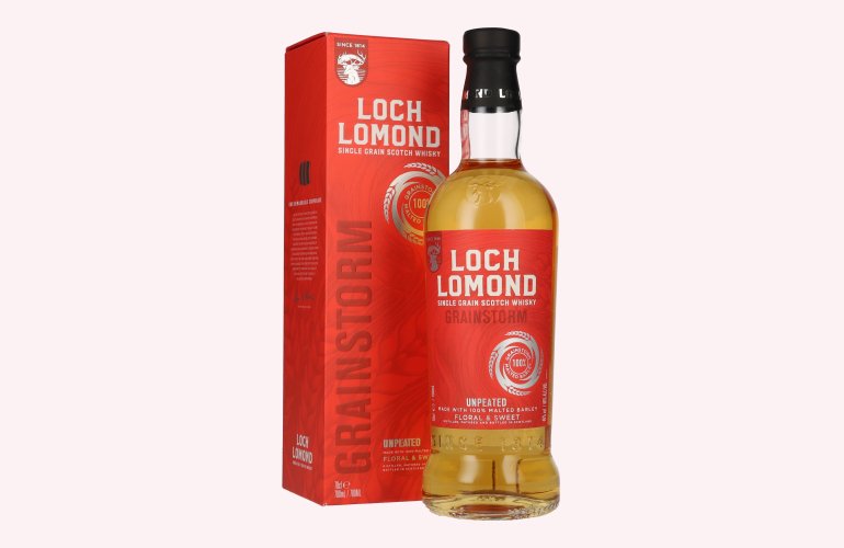 Loch Lomond SINGLE GRAIN Grainstorm Unpeated Scotch Whisky 46% Vol. 0,7l in Geschenkbox