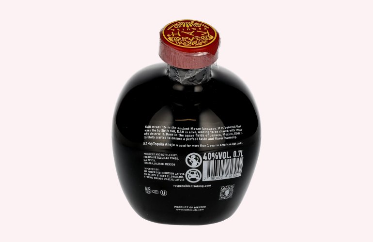 Kah Tequila Añejo 40% Vol. 0,7l