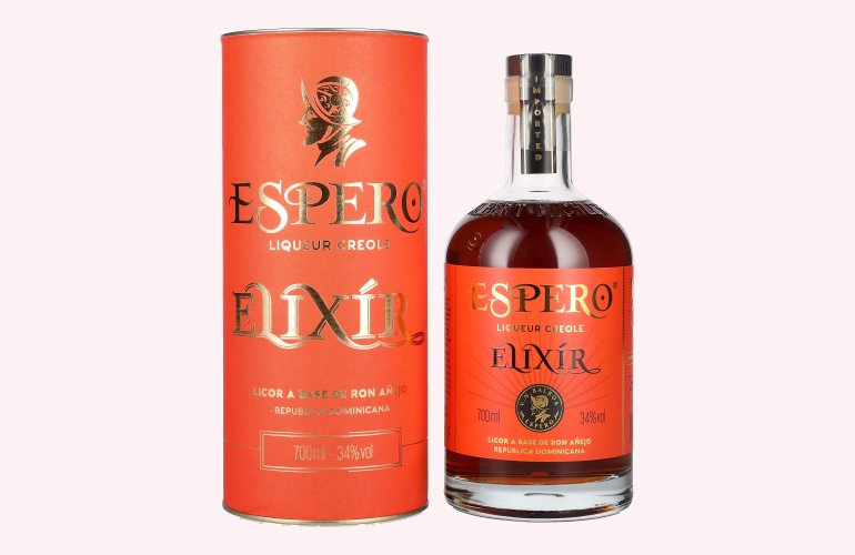 Ron Espero ELIXÍR Liqueur Creole 34% Vol. 0,7l in Geschenkbox