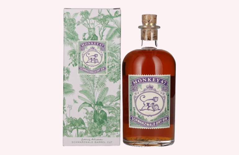 Monkey 47 Schwarzwald Dry Gin Barrel Cut 2021 47% Vol. 0,5l in Geschenkbox