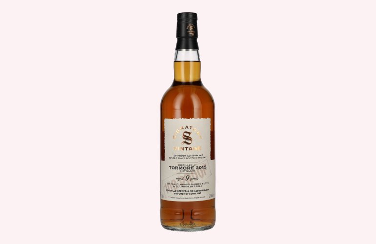 Signatory Vintage 100 Proof Edition TORMORE 9 Years Old Single Malt #45 2015 57,1% Vol. 0,7l