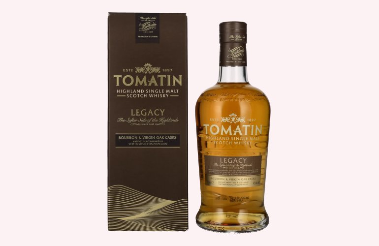 Tomatin Legacy Highland Single Malt Scotch Whisky 43% Vol. 0,7l in Geschenkbox