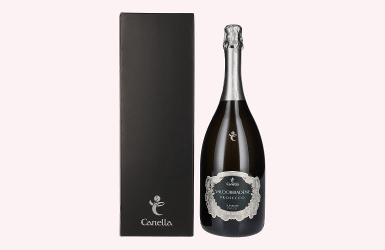 Canella Valdobbiadene Prosecco Superiore Millesimato Extra Dry DOCG 2022 11% Vol. 1,5l in Giftbox