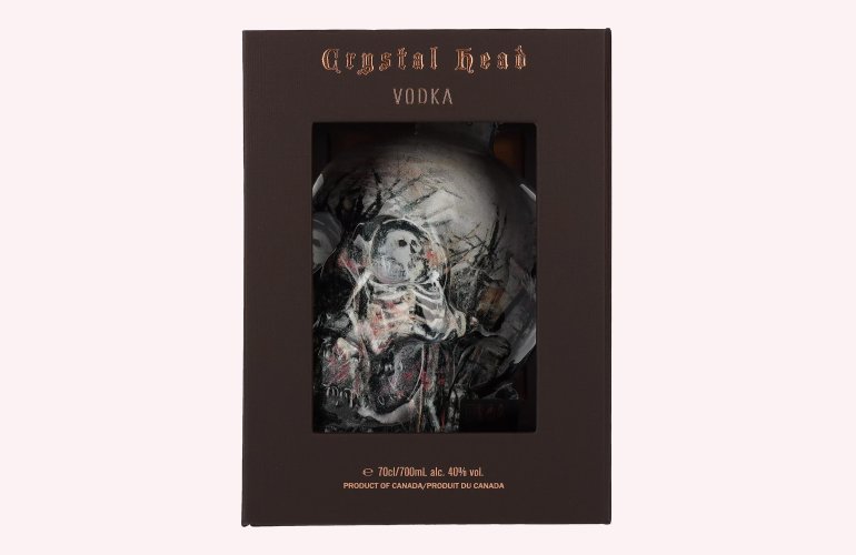 Crystal Head Vodka John Alexander Artist Series 40% Vol. 0,7l in Geschenkbox