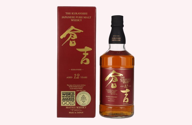 Matsui Whisky THE KURAYOSHI 12 Years Old Pure Malt Whisky 43% Vol. 0,7l in Giftbox