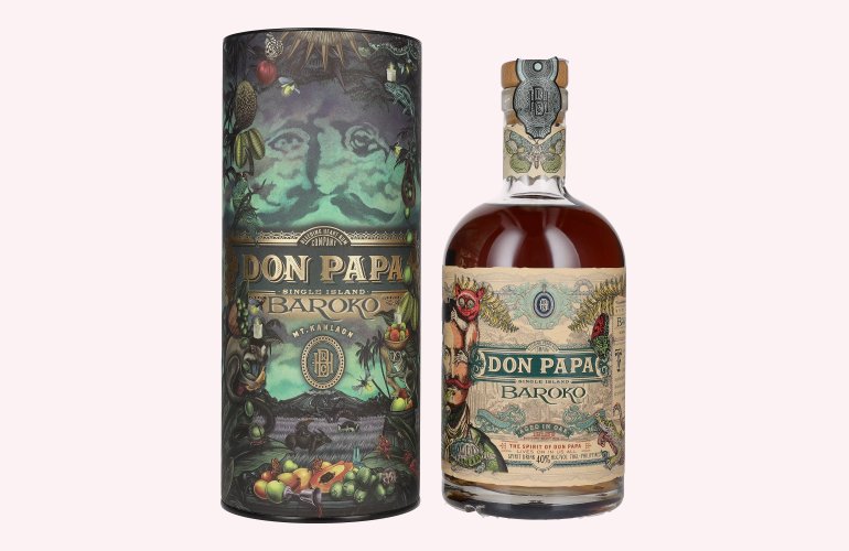 Don Papa BAROKO Limited Edition Harvest Canister 40% Vol. 0,7l in Giftbox