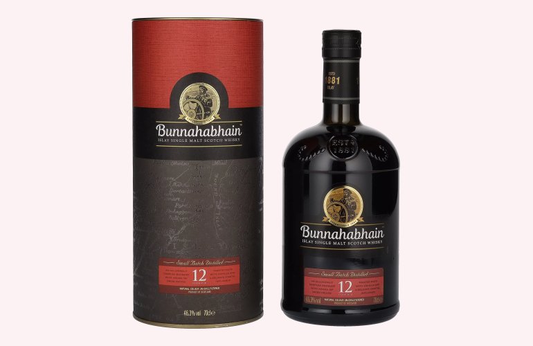 Bunnahabhain 12 Years Old Islay Single Malt Scotch Whisky 46,3% Vol. 0,7l in Geschenkbox