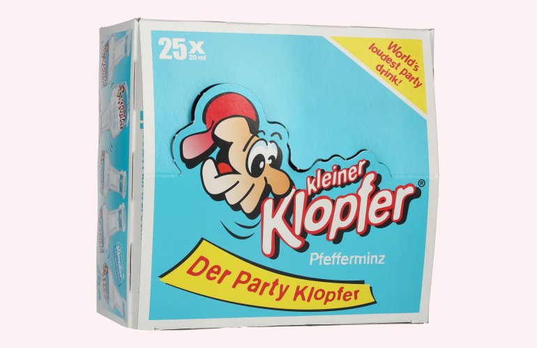 Kleiner Klopfer Pfefferminz 18% Vol. 25x0,02l