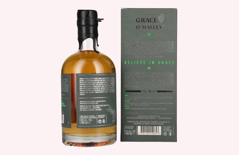 Grace O' Malley Irish Pirate Queen Whiskey Dark Char Cask 42% Vol. 0,7l in Geschenkbox