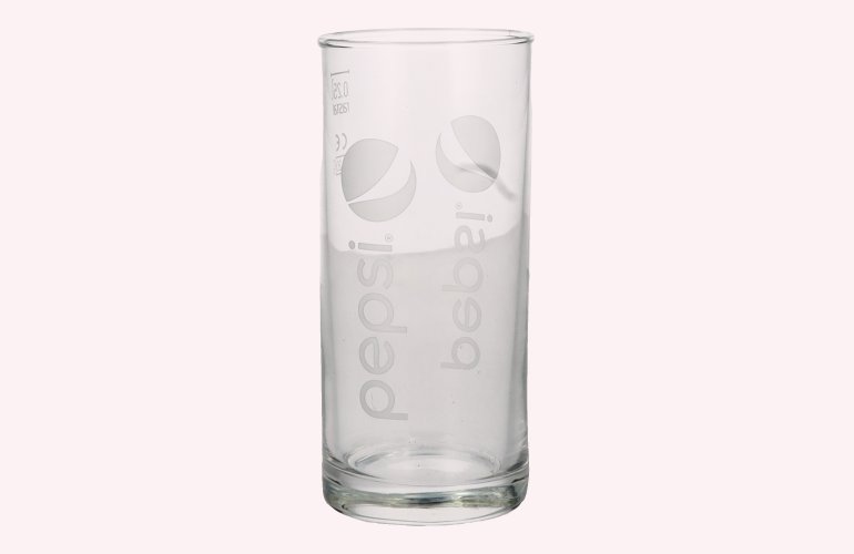 Pepsi Cola glass 0,25l with calibration