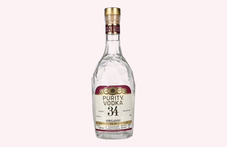 Purity SIGNATURE 34 EDITION Organic Vodka 40% Vol. 0,7l