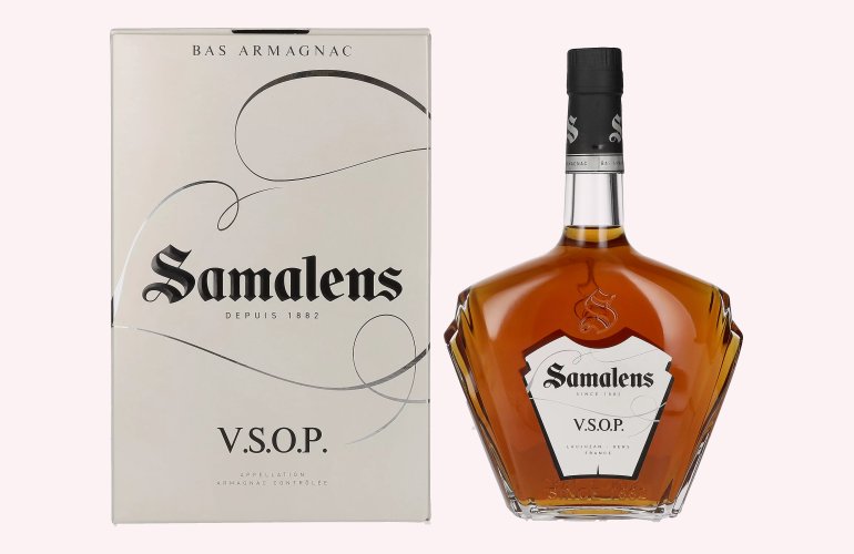 Samalens Bas Armagnac V.S.O.P 40% Vol. 0,7l in Geschenkbox