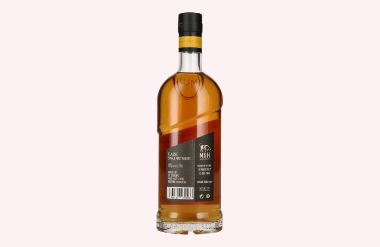 M&H Classic Single Malt Whisky 46% Vol. 0,7l