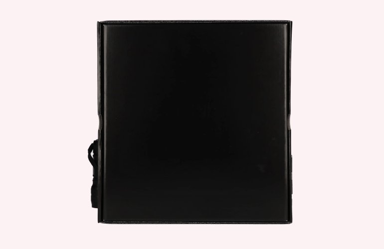 BÖSER KATER Black Light Neon Limetten Gin 40% Vol. 0,5l in geschenkverpakking met UV-Taschenlampe & Bril