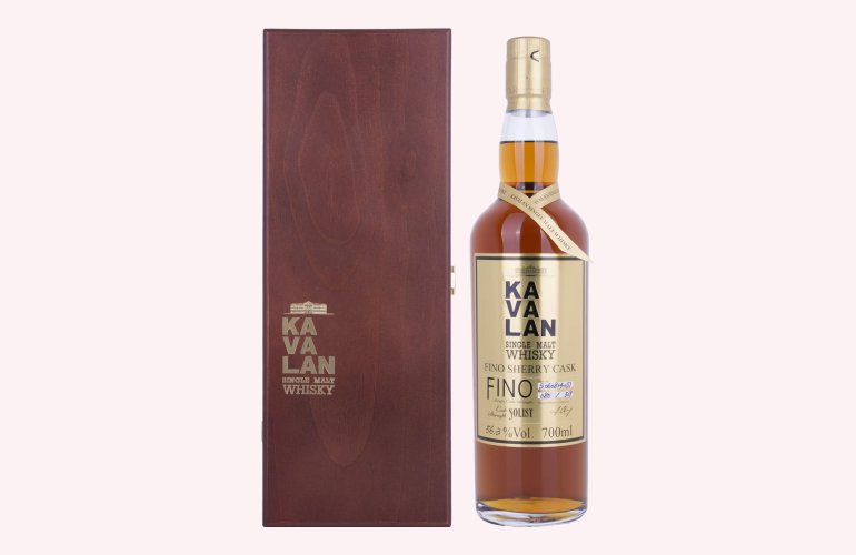 Kavalan Solist Single Malt Fino Sherry Cask 56,3% Vol. 0,7l in Holzkiste