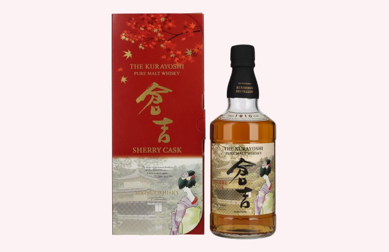Matsui Whisky THE KURAYOSHI Pure Malt Whisky SHERRY CASK 43% Vol. 0,7l in geschenkverpakking