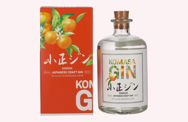 Komasa Gin SAKURAJIMA KOMIKAN 40% Vol. 0,5l in Giftbox