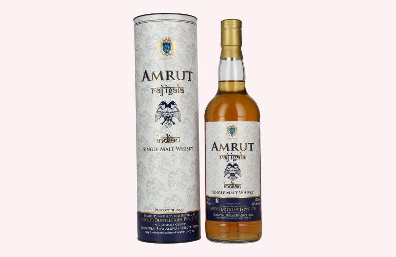 Amrut RAJ IGALA Indian Single Malt Whisky 40% Vol. 0,7l in Giftbox