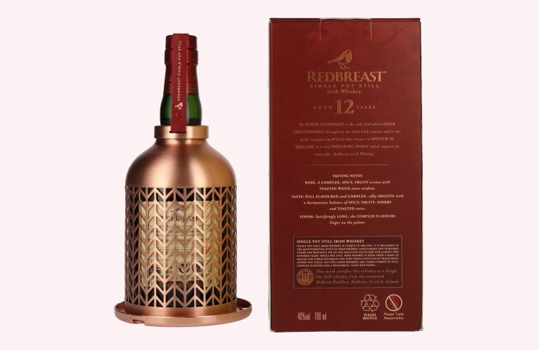 Redbreast 12 Years Old Limited Edition Bird Feeder Red Edition 2021 40% Vol. 0,7l in Giftbox