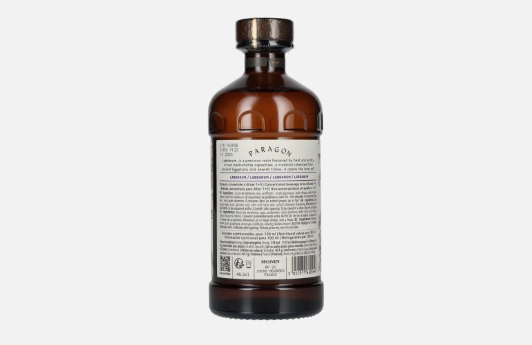 Monin Paragon LABDANUM Single Botanic Cordial Mystic Collection 0,485l