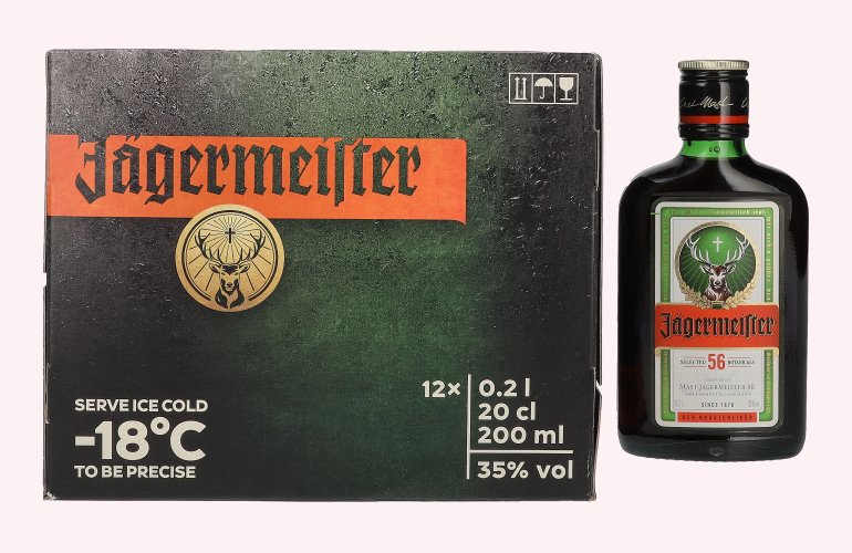 Jägermeister 35% Vol. 12x0,2l