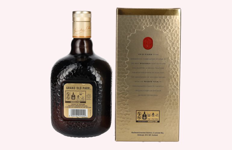 Grand Old Parr 12 Years Old Blended Scotch Whisky 40% Vol. 1l in Geschenkbox