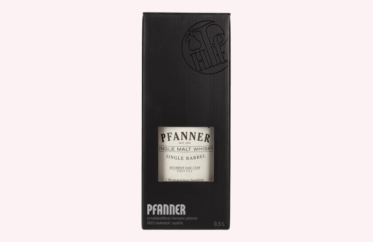 Pfanner Bourbon Oak Cask Single Malt Whisky 56,4% Vol. 0,5l in Geschenkbox