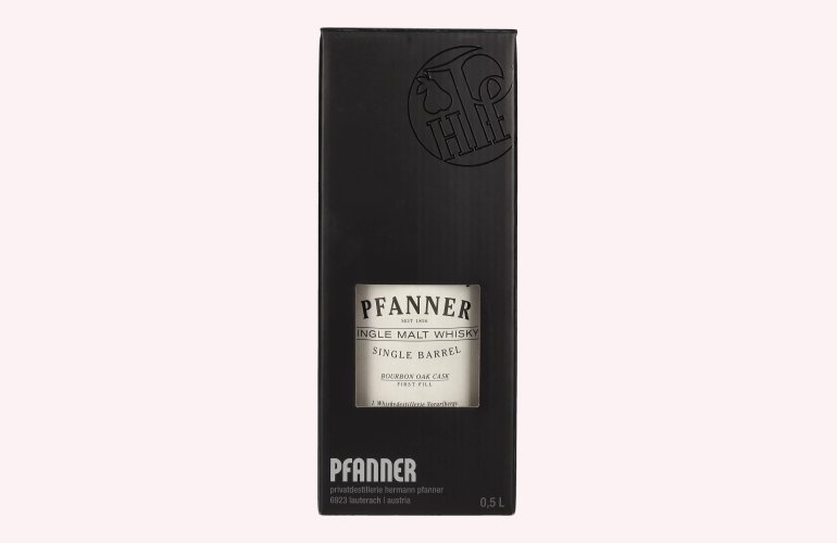 Pfanner Bourbon Oak Cask Single Malt Whisky 56,4% Vol. 0,5l in Giftbox