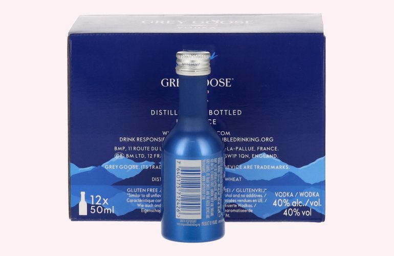 Grey Goose Vodka Alu 40% Vol. 12x0,05l