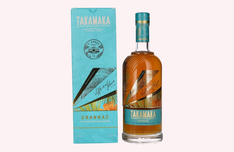 Takamaka GRANKAZ Rum 45,1% Vol. 0,7l in Giftbox