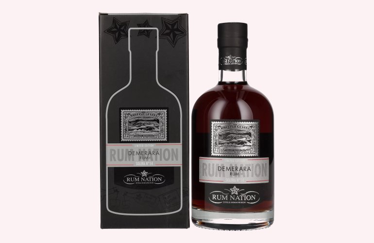Rum Nation Demerara Solera No. 14 Limited Edition 40% Vol. 0,7l in Geschenkbox