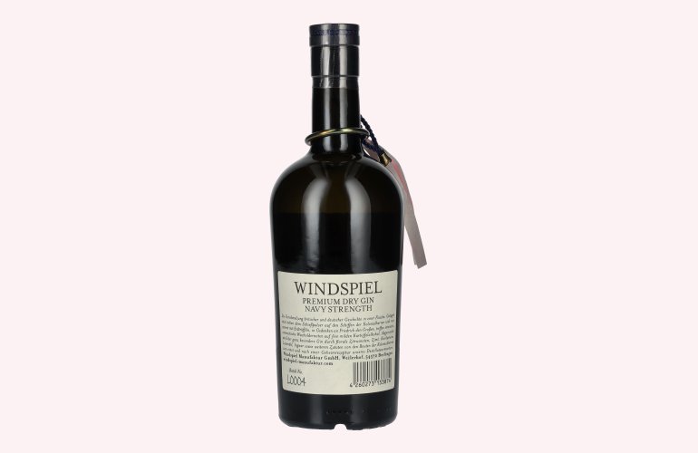 Windspiel Premium Dry Gin Navy Strength 57% Vol. 0,5l