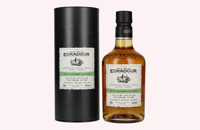 Edradour 10 Years Old ST. MICHAEL-EPPAN Sauvignon Cask #704 2014 48,2% Vol. 0,7l in Geschenkbox