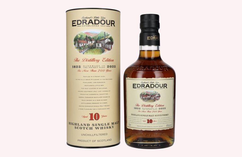 Edradour 10 Years Old 200 Years Distillery Edition 46% Vol. 0,7l in Giftbox