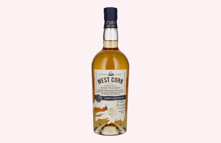 West Cork 12 Years Old Irish Whiskey Sherry Cask Finish Limited Release 43% Vol. 0,7l