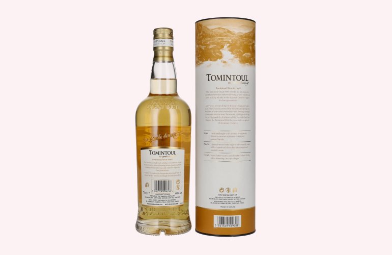 Tomintoul Small Batch Caribbean Rum Cask Finish 40% Vol. 0,7l en boîte cadeau