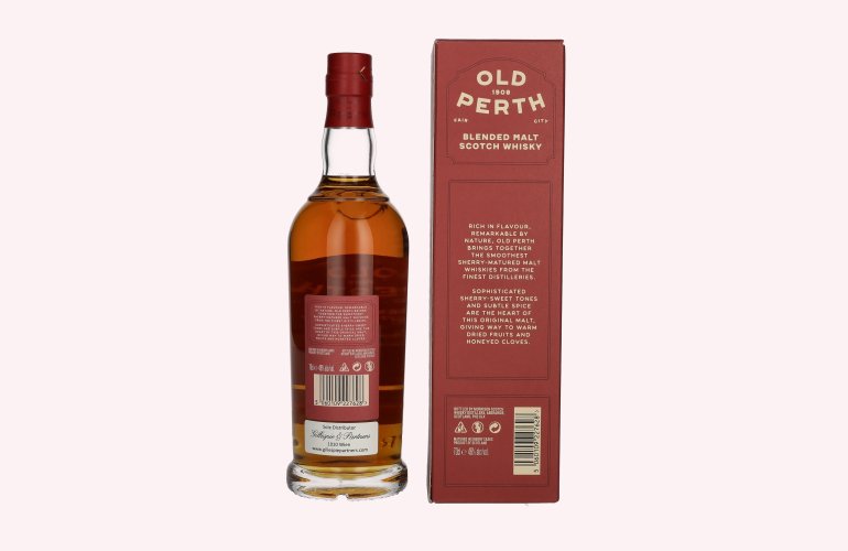 Old Perth The Original Blended Malt Scotch Whisky Sherry Casks 46% Vol. 0,7l en boîte cadeau