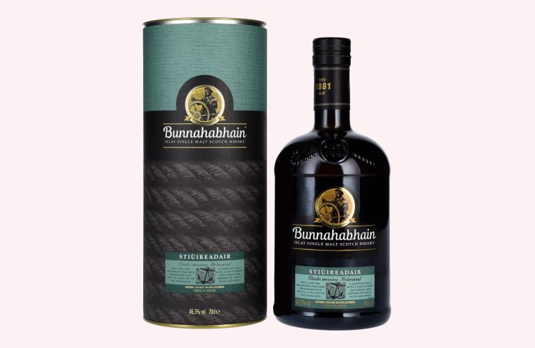 Bunnahabhain STIÙIREADAIR Islay Single Malt Scotch Whisky 46,3% Vol. 0,7l in Geschenkbox