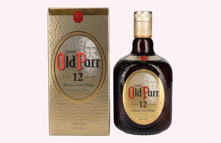 Grand Old Parr 12 Years Old Blended Scotch Whisky 40% Vol. 1l in Giftbox