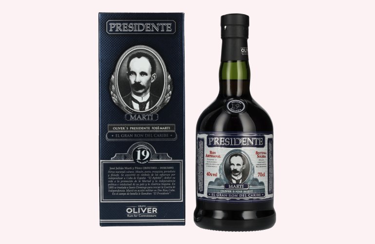 Presidente Marti 19 Sistema Solera 40% Vol. 0,7l in geschenkverpakking