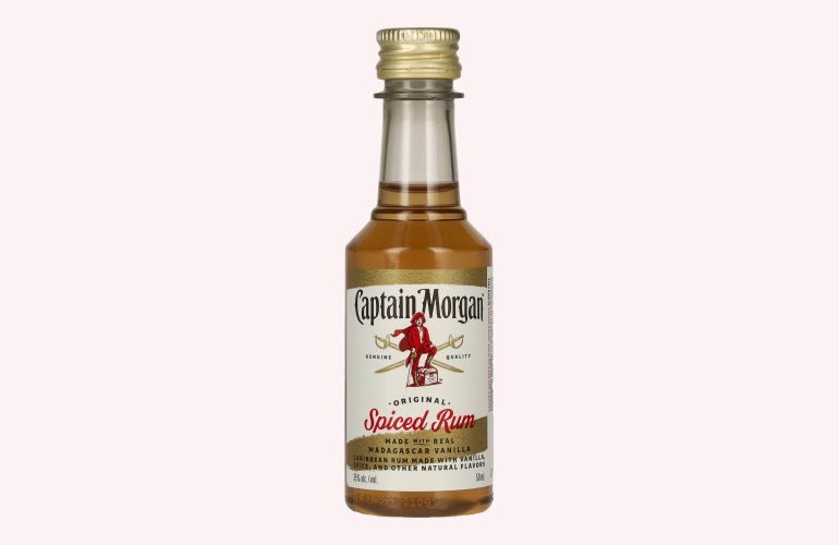 Captain Morgan Original Spiced Gold Spirit Drink 35% Vol. 0,05l PET