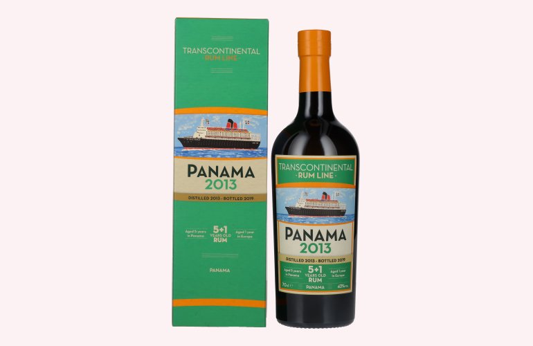 Transcontinental Rum Line PANAMA 2013 43% Vol. 0,7l in Geschenkbox