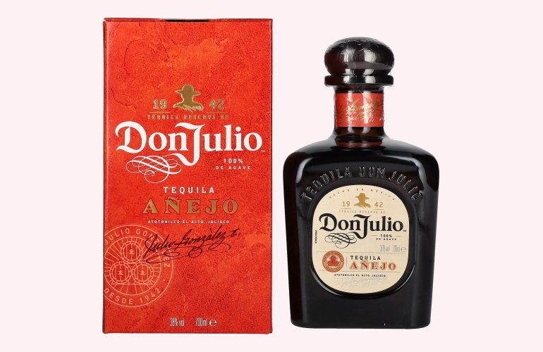 Don Julio Tequila Añejo 100% Agave 38% Vol. 0,7l in Geschenkbox