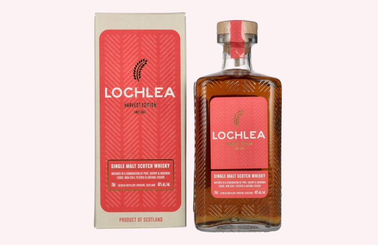 Lochlea HARVEST EDITION First Crop Single Malt Scotch Whisky 46% Vol. 0,7l in Geschenkbox